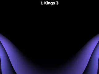 1 Kings 3