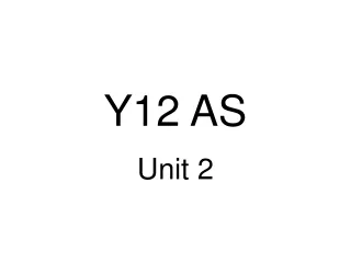 Y12 AS