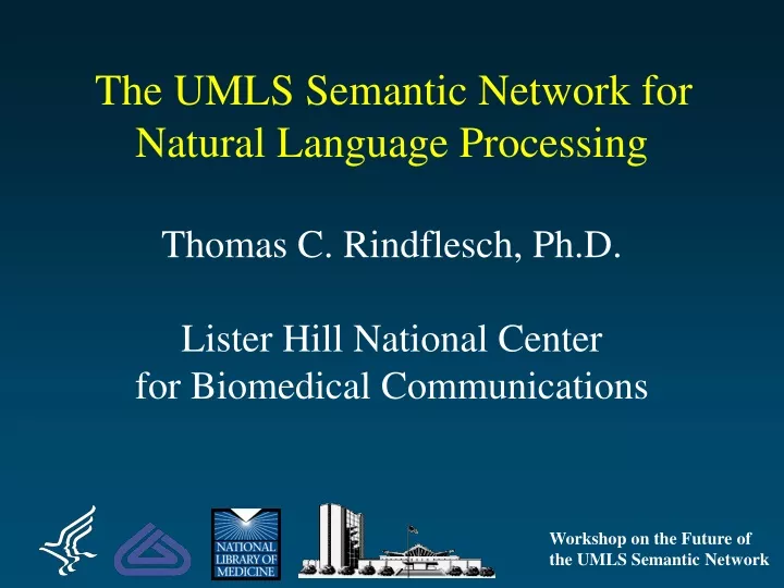 the umls semantic network for natural language