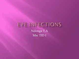 Eye infections