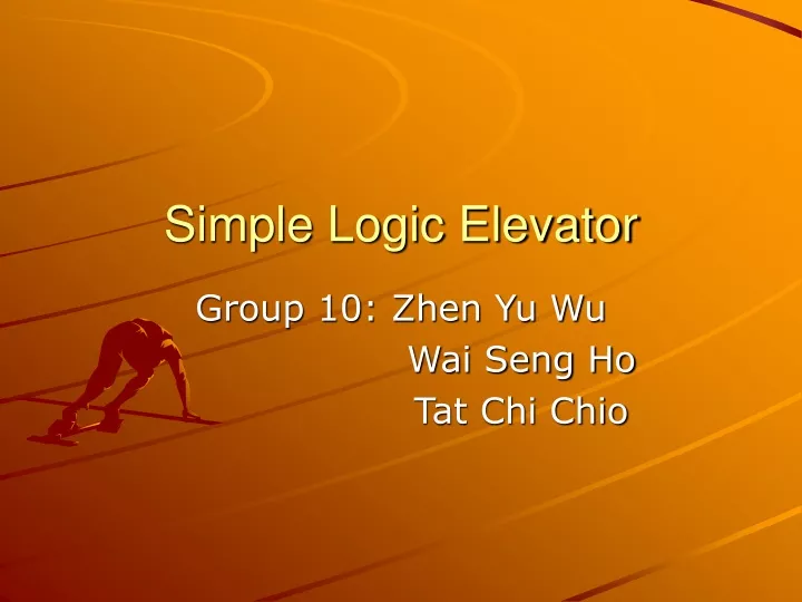 simple logic elevator