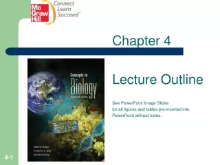 Chapter 4 Lecture Outline See PowerPoint Image Slides for all figures and tables pre-inserted into