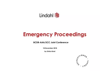 Emergency Proceedings