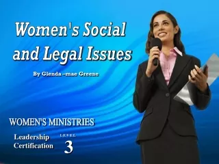 Women's Social  and Legal Issues