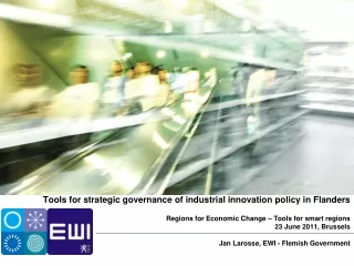 Tools for strategic governance of industrial innovation policy in Flanders
