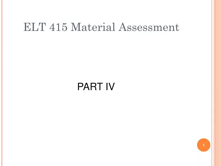 elt 415 material assessment