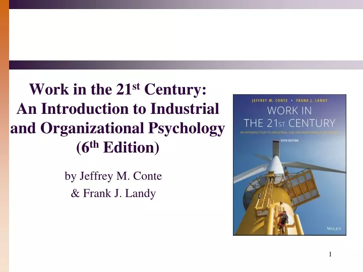 work in the 21 st century an introduction to industrial and organizational psychology 6 th edition