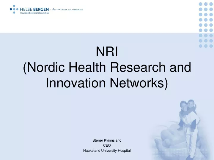 nri nordic health research and innovation networks
