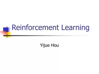 Reinforcement Learning