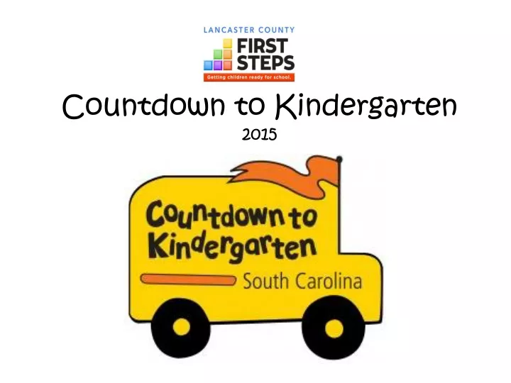 countdown to kindergarten 2015