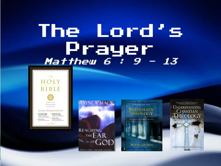 the lord s prayer matthew 6 9 13