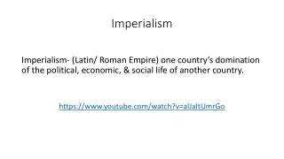 Imperialism