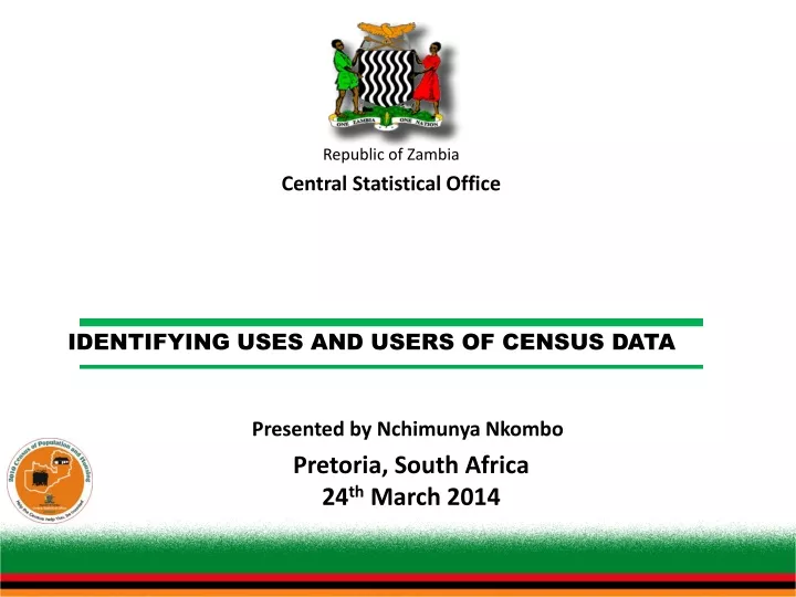 republic of zambia central statistical office