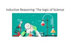 Inductive Reasoning: The logic of Science