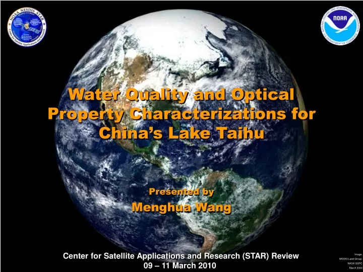 water quality and optical property characterizations for china s lake taihu