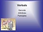 Verbals - slide 1