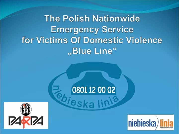 the polish nationwide emergency service for victims of domestic violence blue line