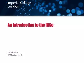 An introduction to the iBSc