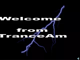 Welcome  from TranceAm