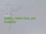 Health, Health Care, and Disability - slide 1