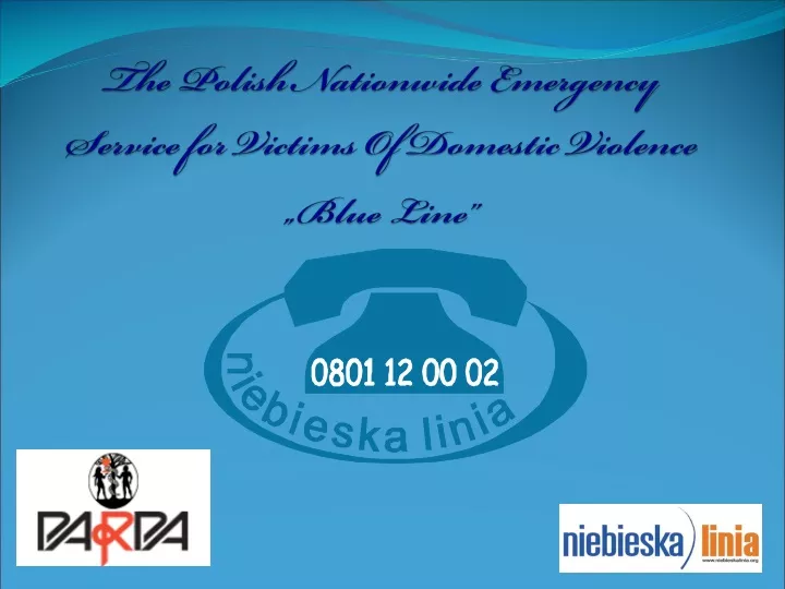 the polish nationwide emergency service for victims of domestic violence blue line