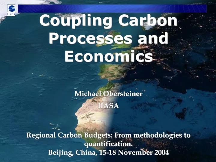 coupling carbon processes and economics