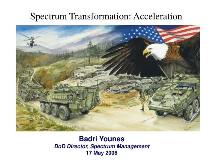 spectrum transformation acceleration
