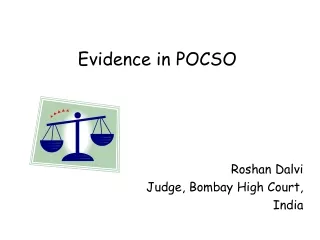 Evidence in POCSO