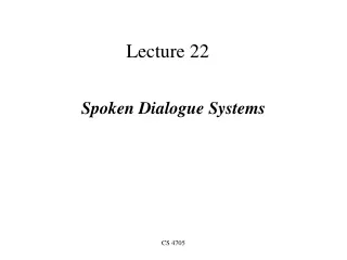 Lecture 22