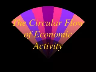 The Circular Flow  of Economic Activity