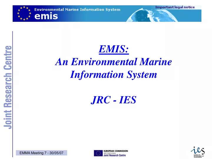 emis an environmental marine information system