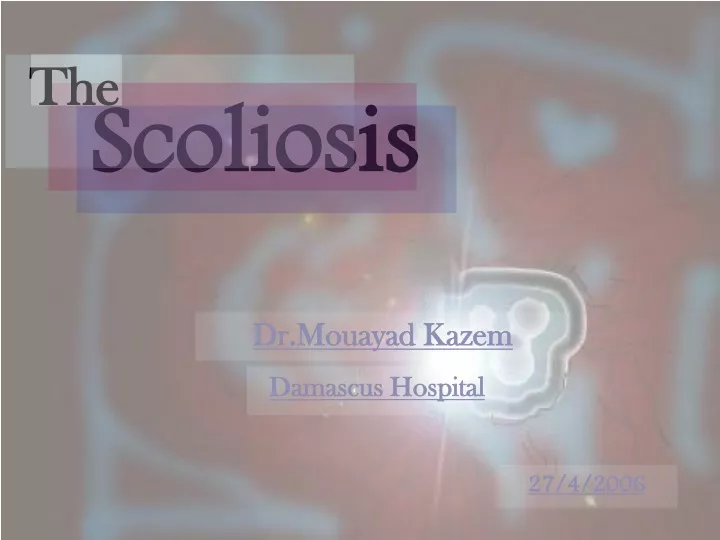 scoliosis