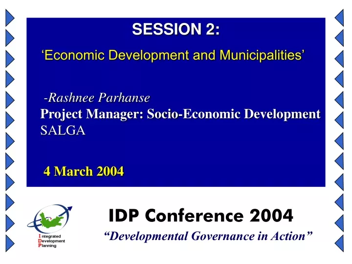 session 2 economic development and municipalities
