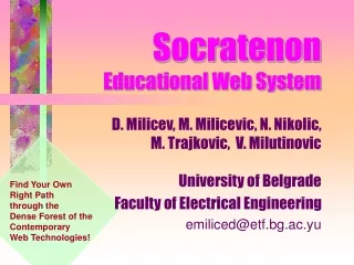 Socratenon Educational Web System