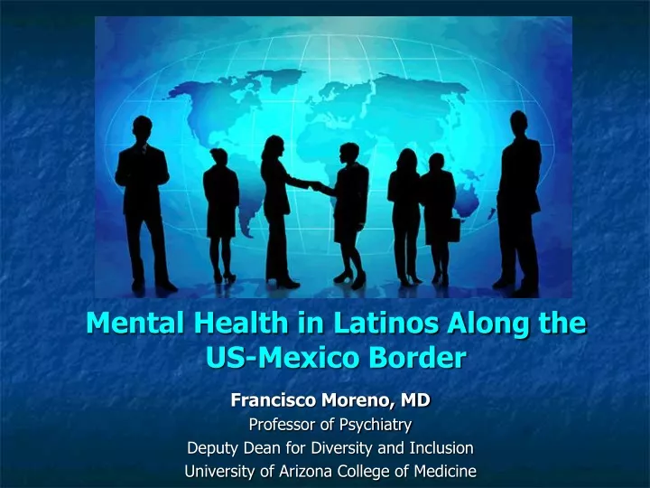 mental health in latinos along the us mexico border