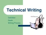 Technical Writing - slide 1