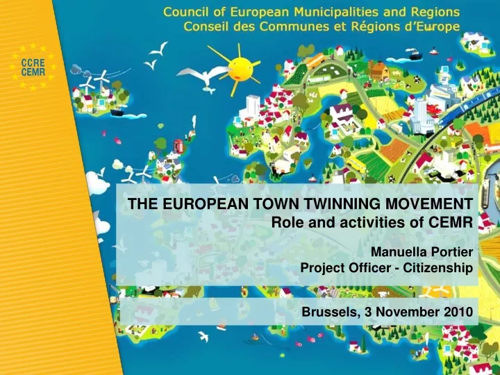 the european town twinning movement role