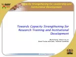 PPT - Institutional Development and Capacity Building PowerPoint ...