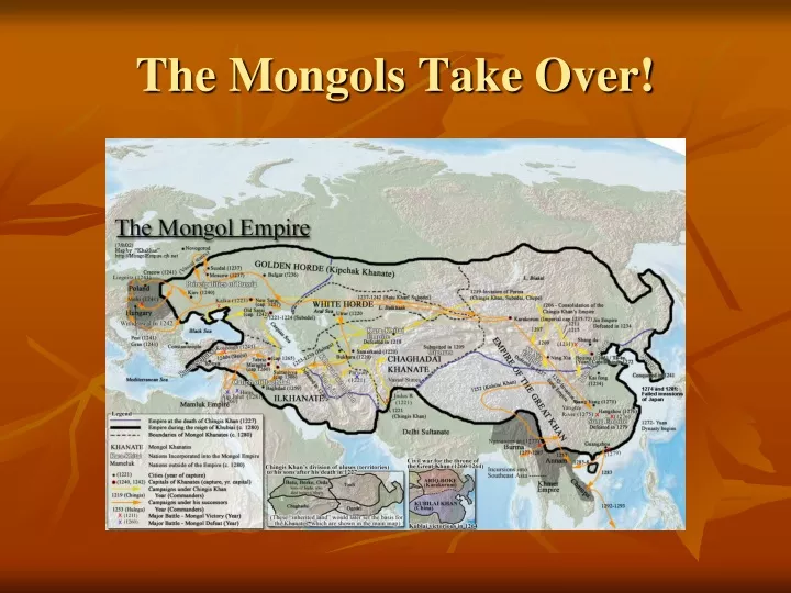 the mongols take over