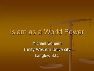 Islam as a World Power