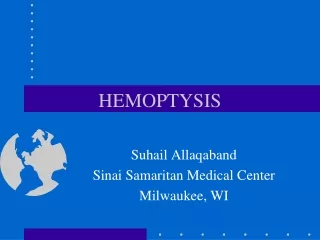 HEMOPTYSIS