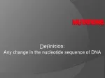 Mutations - slide 1