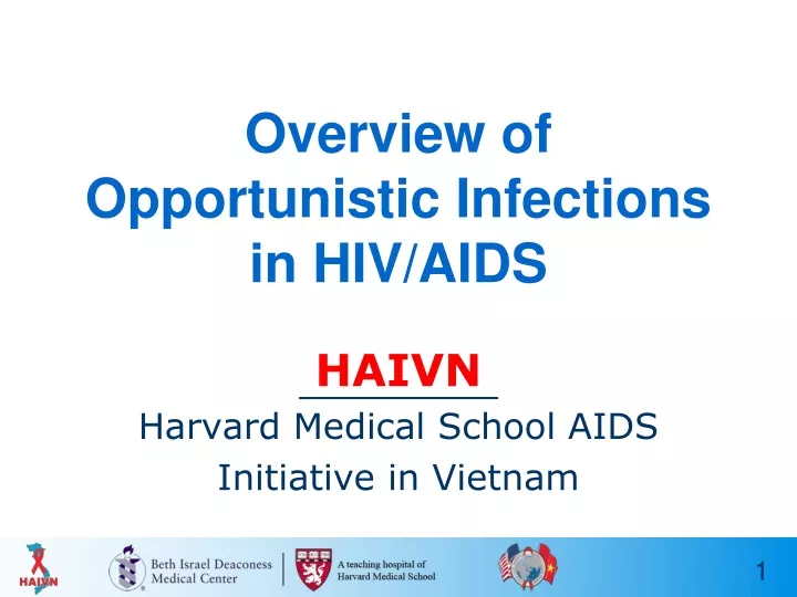 overview of opportunistic infections in hiv aids