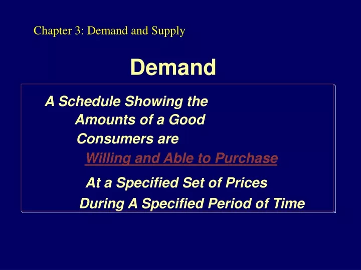 chapter 3 demand and supply