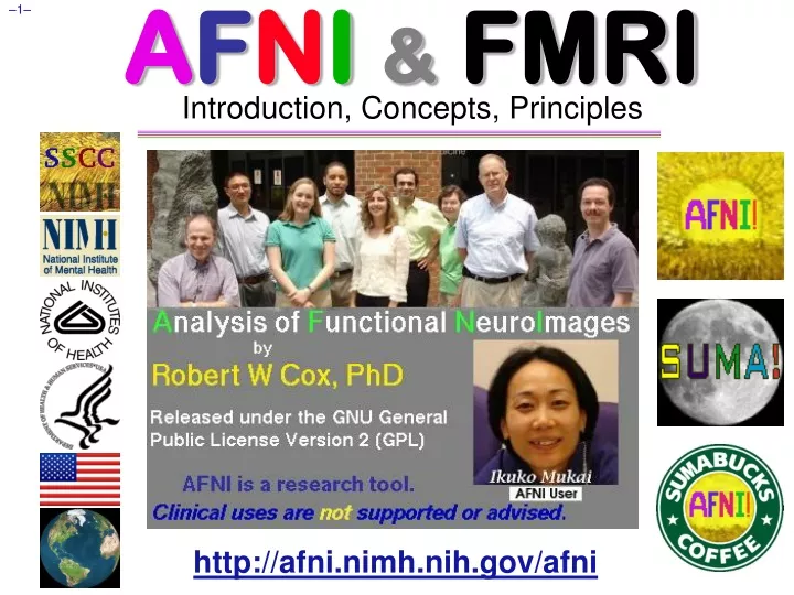 a f n i fmri introduction concepts principles