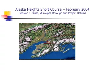 Many Vertical Datums that are not part of the NGRS have been used throughout the years in Alaska