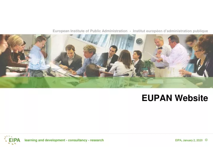 eupan website