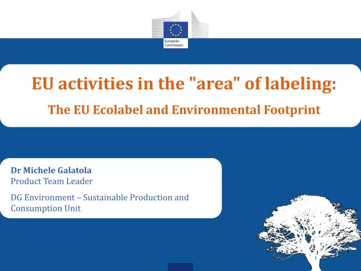 eu activities in the area of labeling