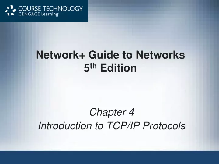 network guide to networks 5 th edition