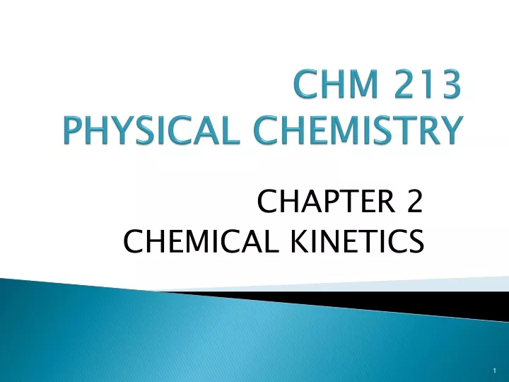 chm 213 physical chemistry